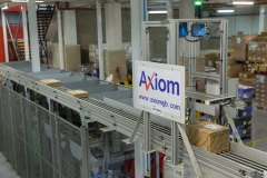 Superdrug products go through a final scan on the Axiom sorter